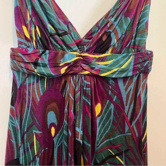 T-Bags Los Angeles V Neck Swing Dress size S - Picture 3 of 4